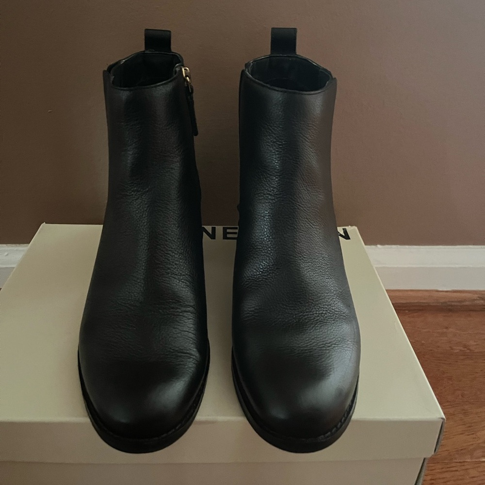 Cole Haan Black Leather Booties